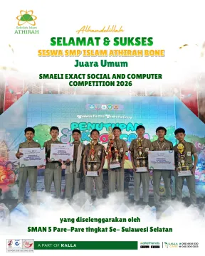Bawa Pulang Piala Bergilir, SMP Islam Athirah Bone Sabet Juara Umum SEKSOS.COM 2026